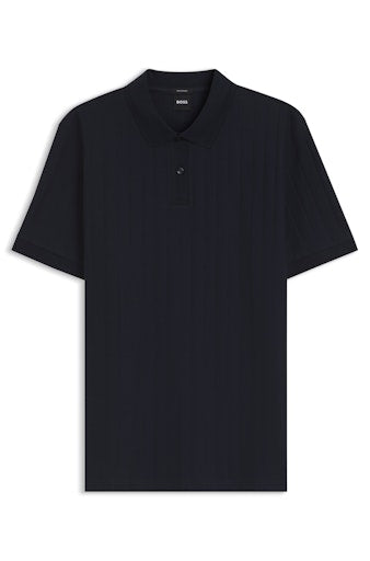 Polo's korte mouw blauw Boss Men Black