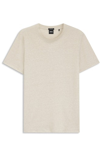 T-shirts korte mouw beige Boss Men Black