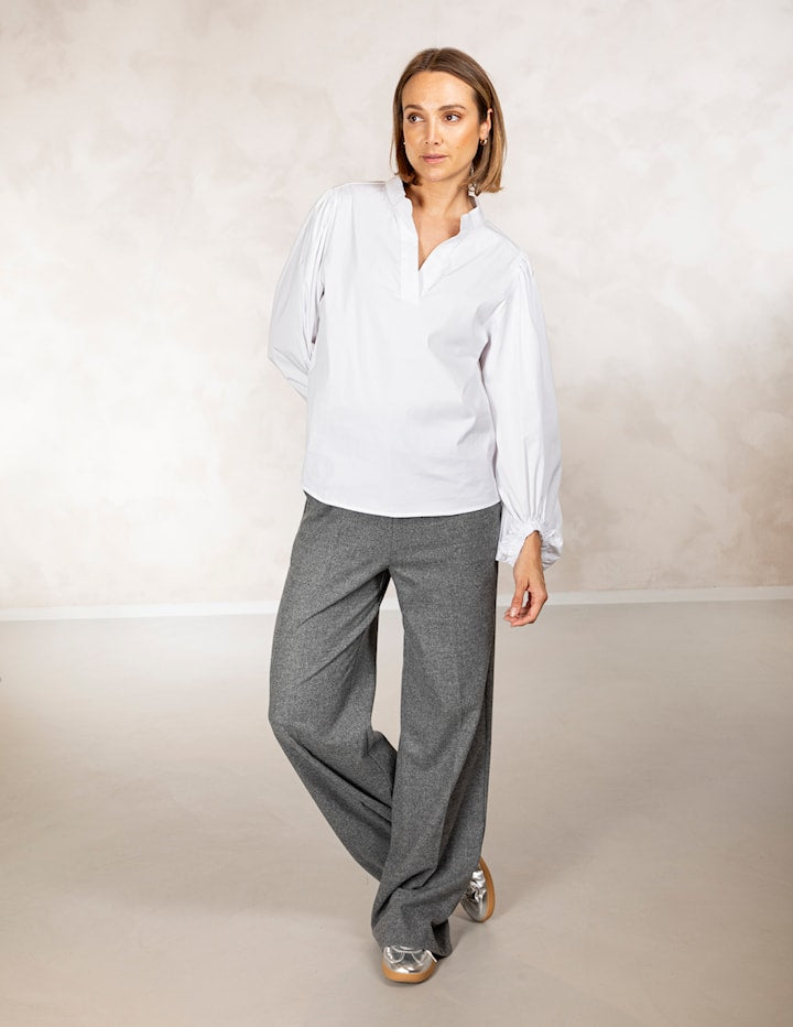 Blouses lange mouw wit Due Amanti