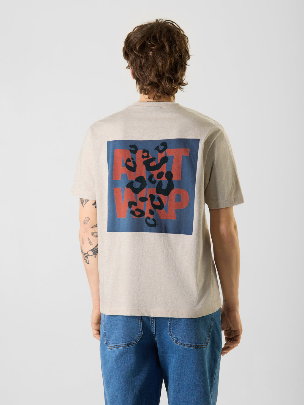 T-shirts korte mouw beige ANTWRP