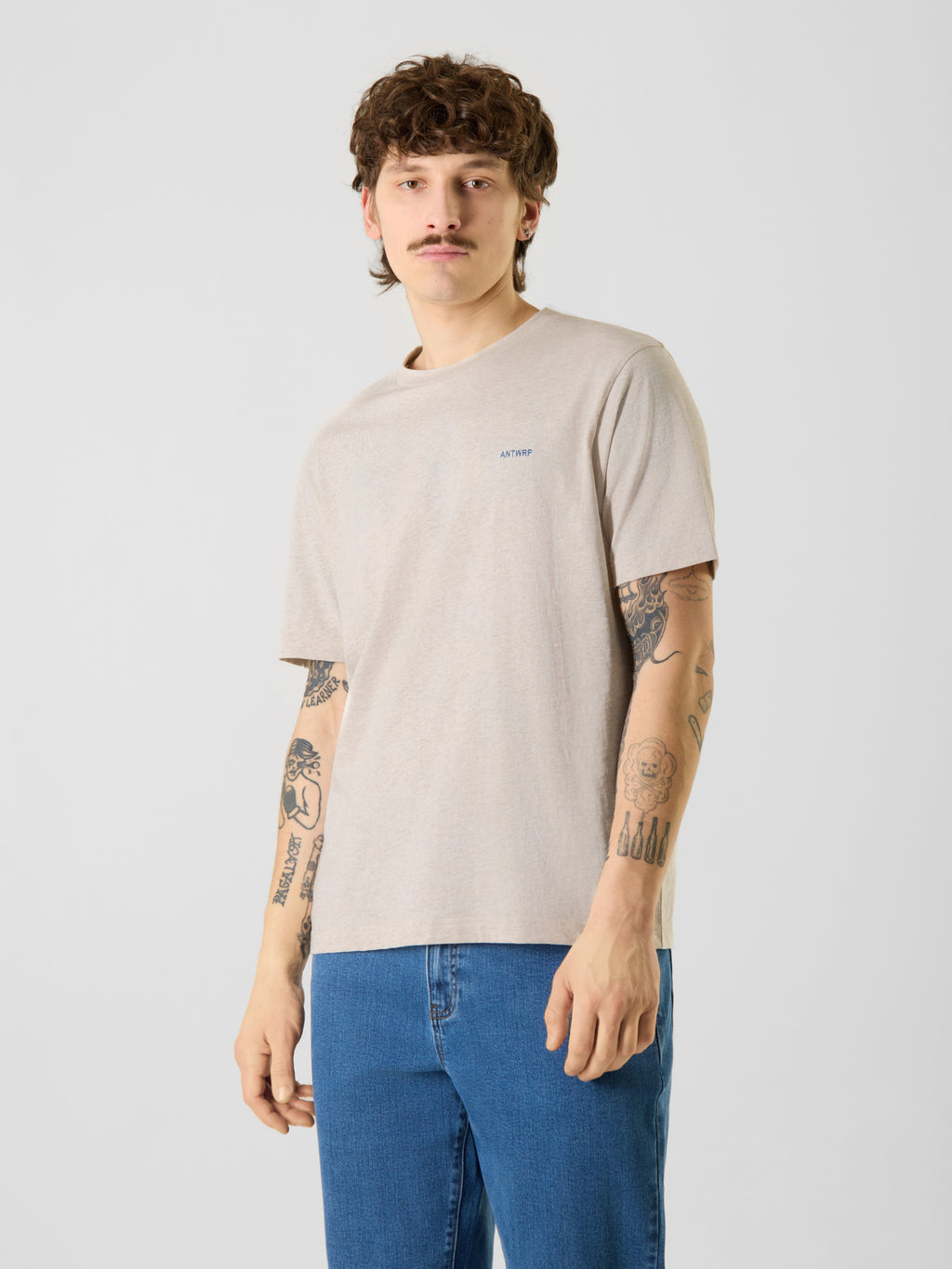 T-shirts korte mouw beige ANTWRP