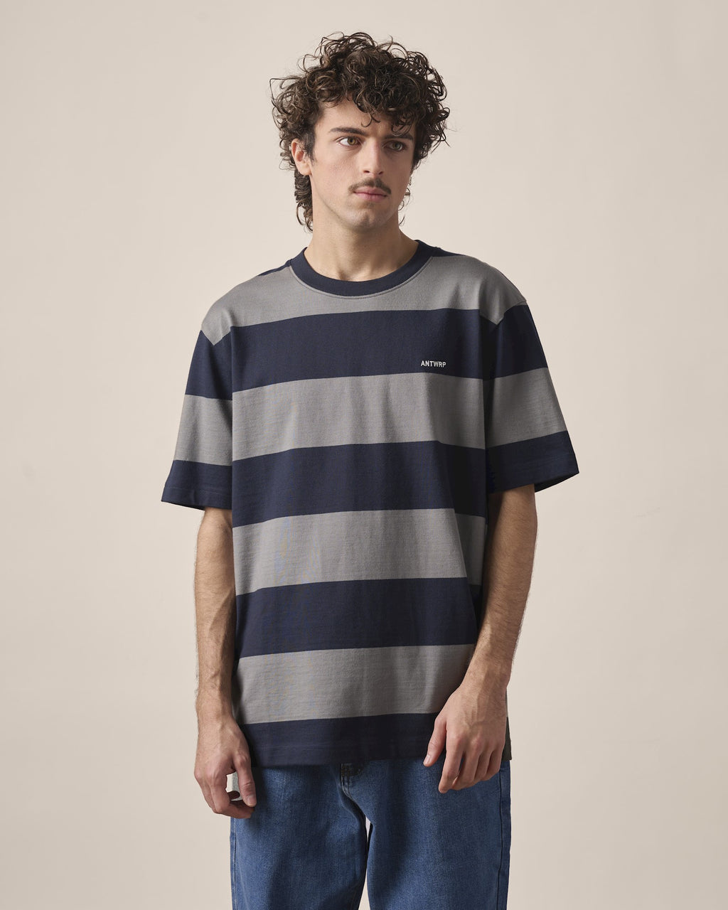 T-shirts korte mouw blauw ANTWRP