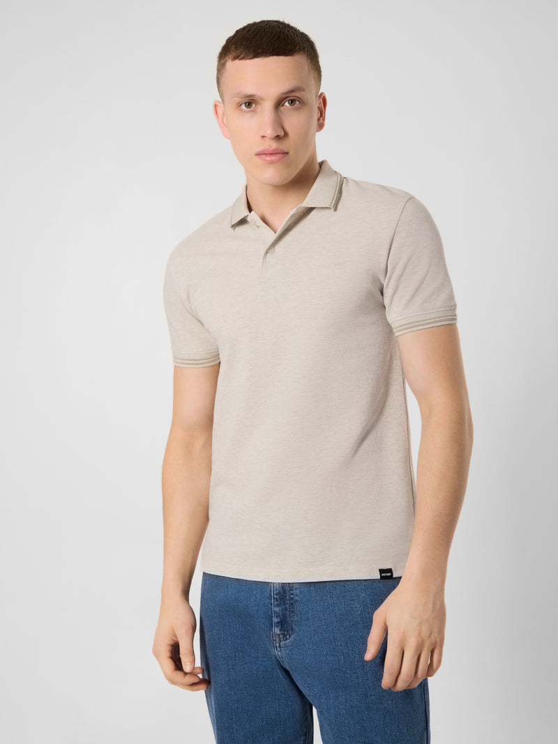 Polo's korte mouw beige ANTWRP