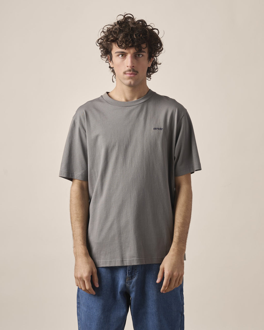 T-shirts korte mouw grijs ANTWRP