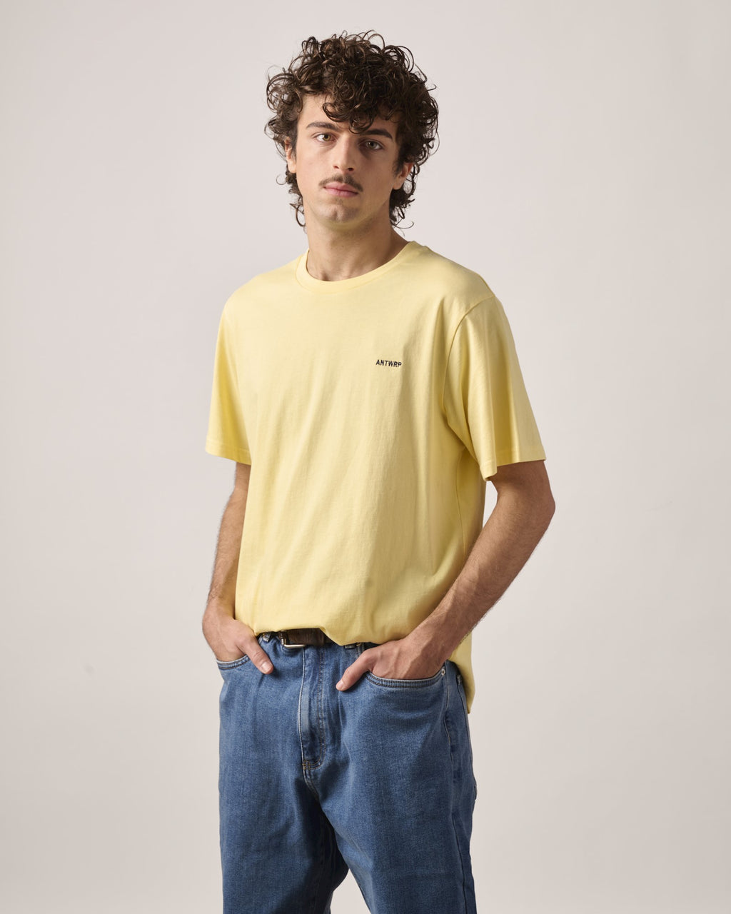 T-shirts korte mouw geel ANTWRP