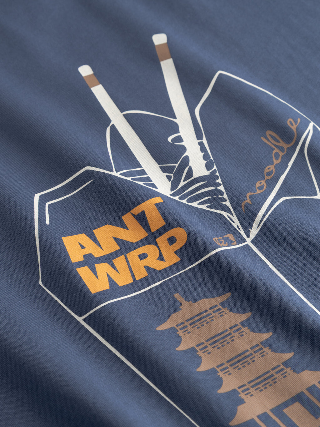 T-shirts korte mouw blauw ANTWRP