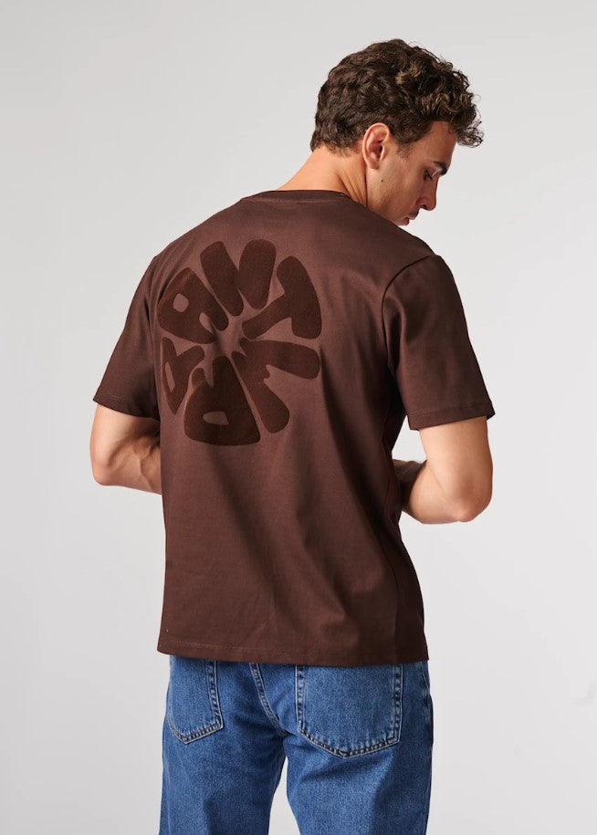 T-shirts korte mouw bruin ANTWRP