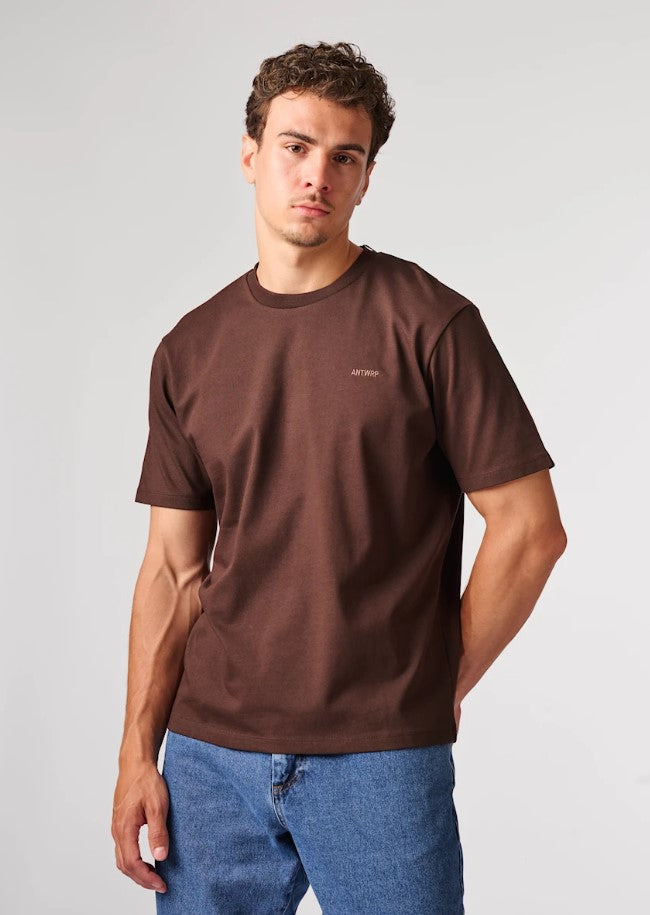 T-shirts korte mouw bruin ANTWRP