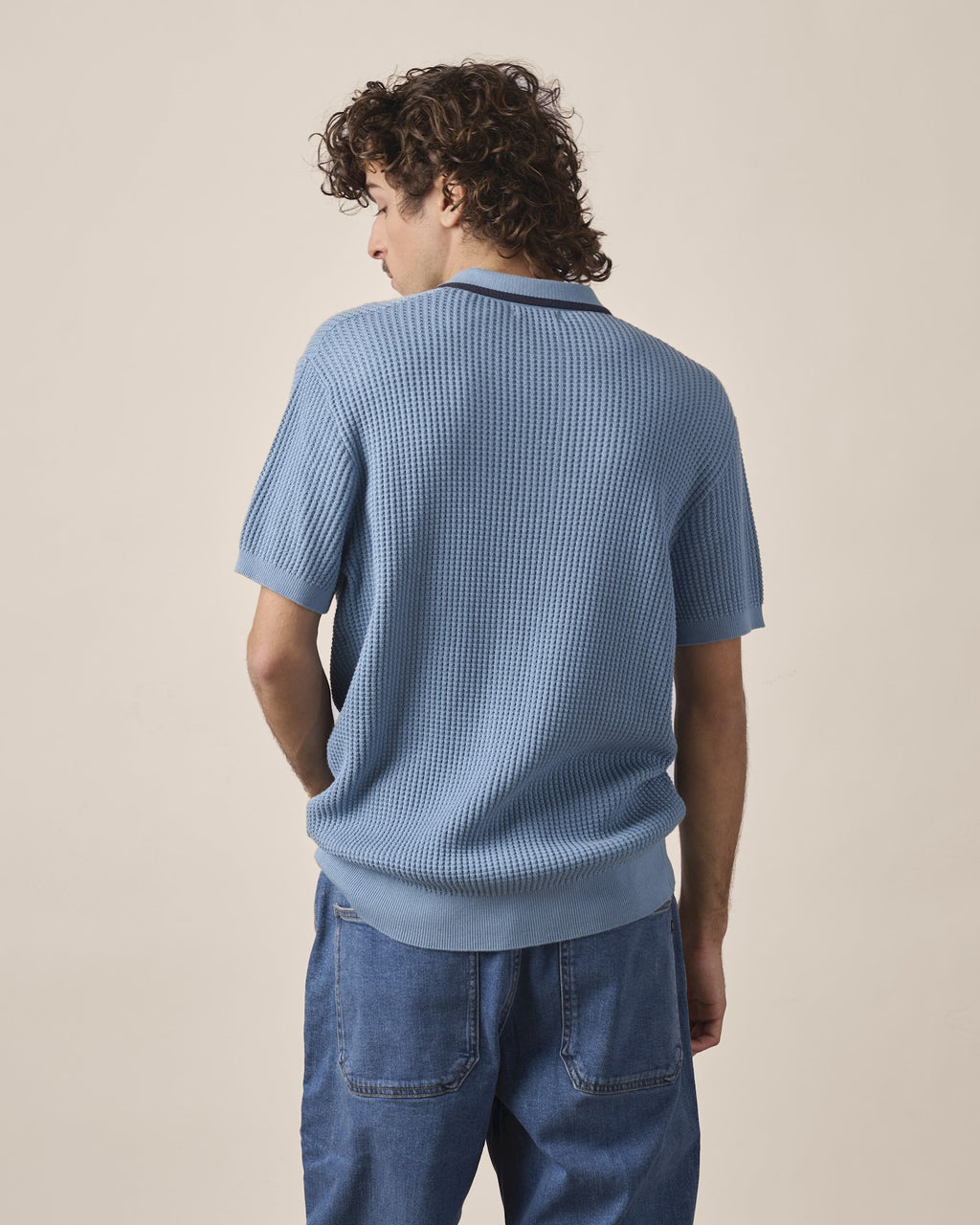 Polo's korte mouw blauw ANTWRP