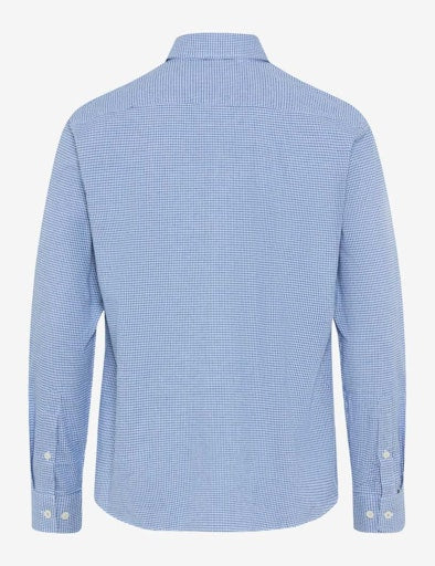 Hemden lange mouw blauw BRAX