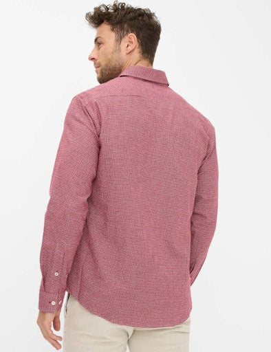 Hemden lange mouw rood BRAX