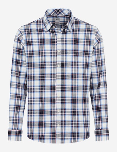Hemden lange mouw blauw BRAX