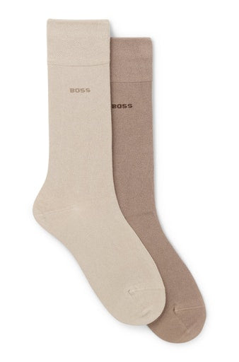 Kousen bruin Boss Men Black
