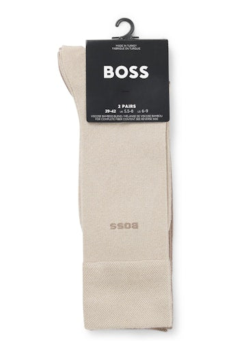 Kousen bruin Boss Men Black