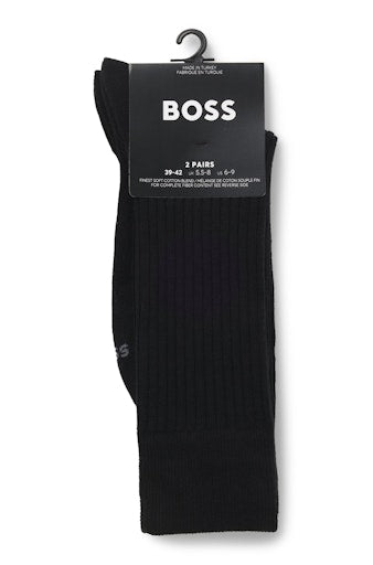 Kousen zwart Boss Men Black