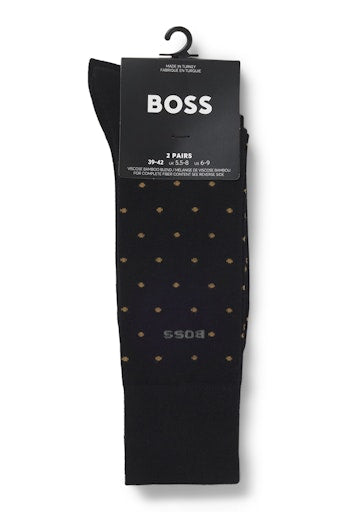 Kousen zwart Boss Men Black