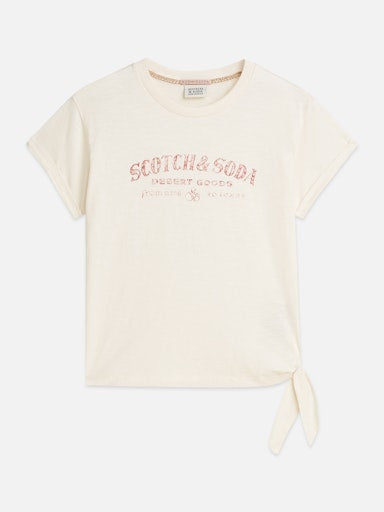 T-shirts korte mouw geel Scotch & Soda