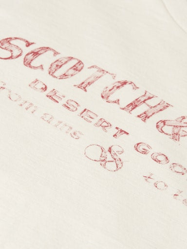 T-shirts korte mouw geel Scotch & Soda