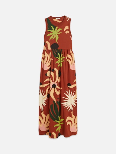 Jurken zonder mouw bruin Scotch & Soda