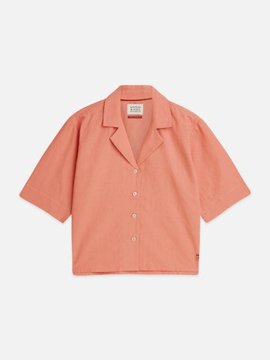 Blouses korte mouw grijs Scotch & Soda
