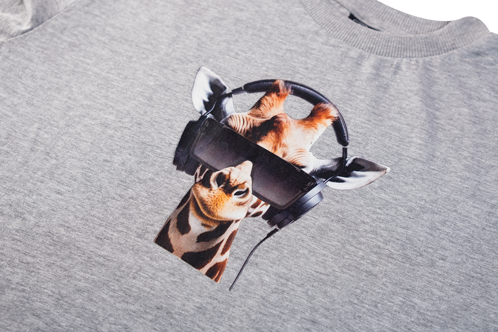 T-shirts korte mouw grijs Someone