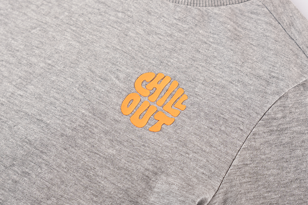 T-shirts korte mouw grijs Someone