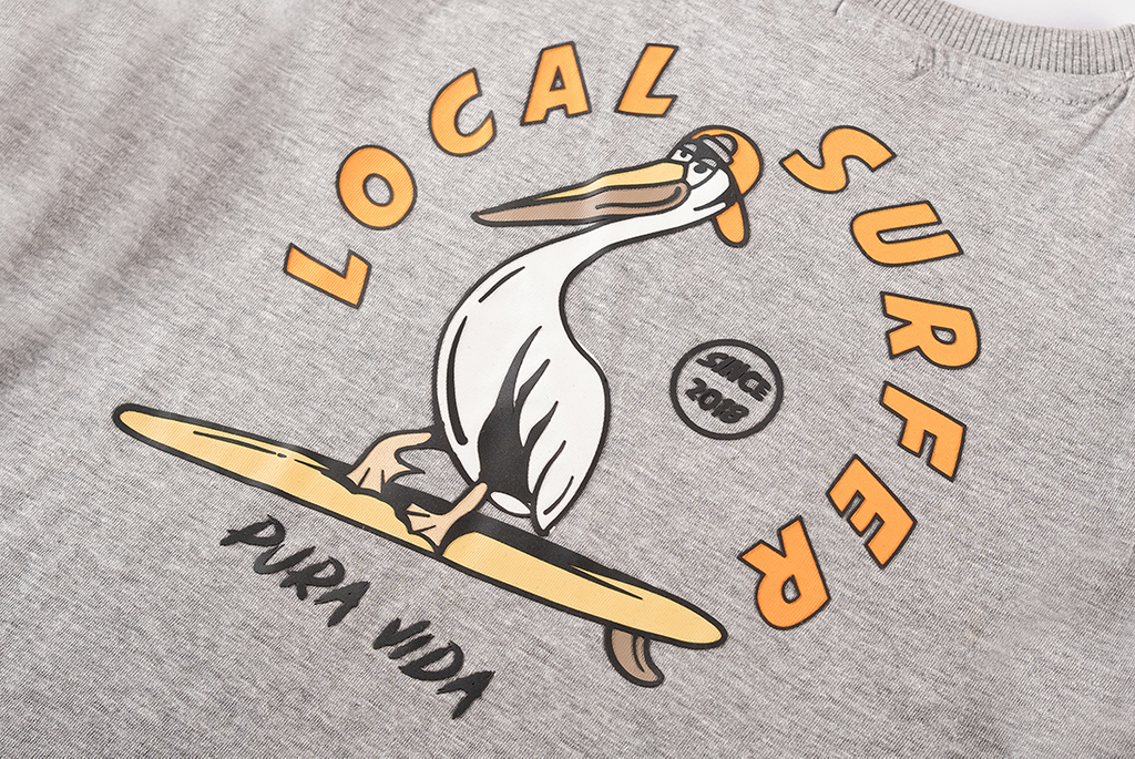 T-shirts korte mouw grijs Someone