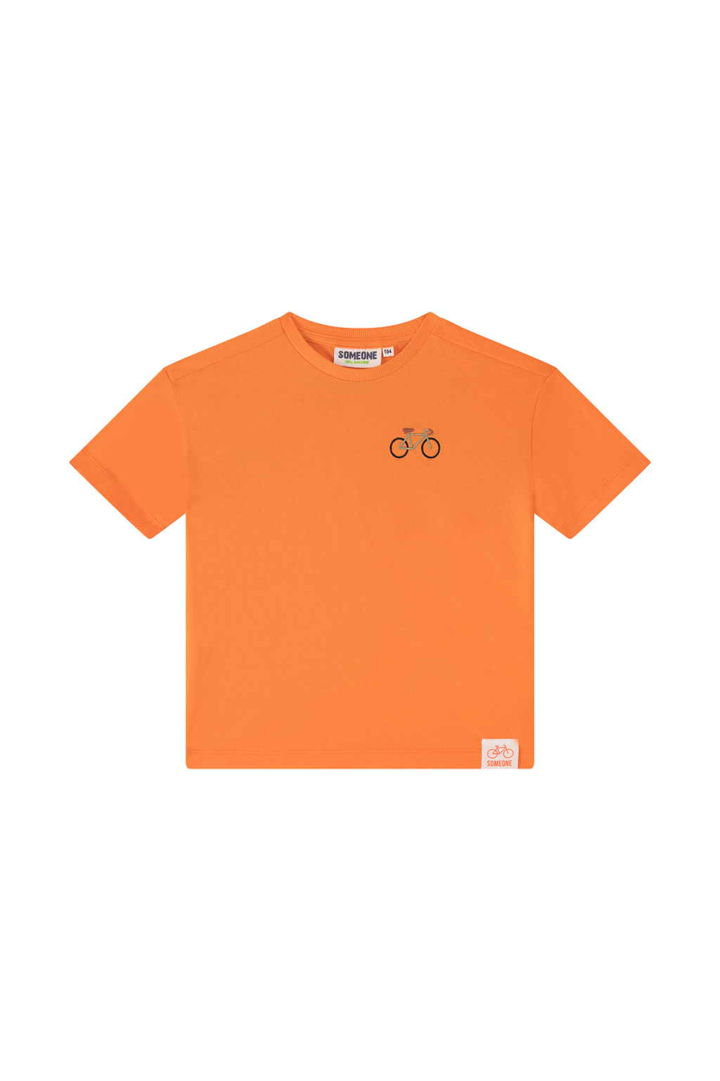 T-shirts korte mouw oranje Someone