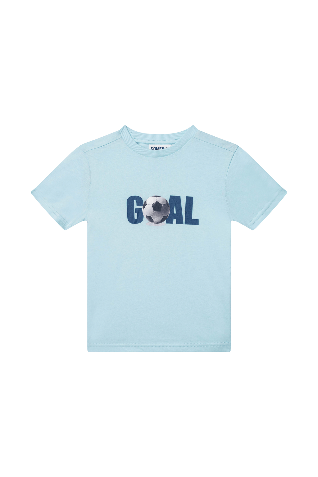 T-shirts korte mouw blauw Someone