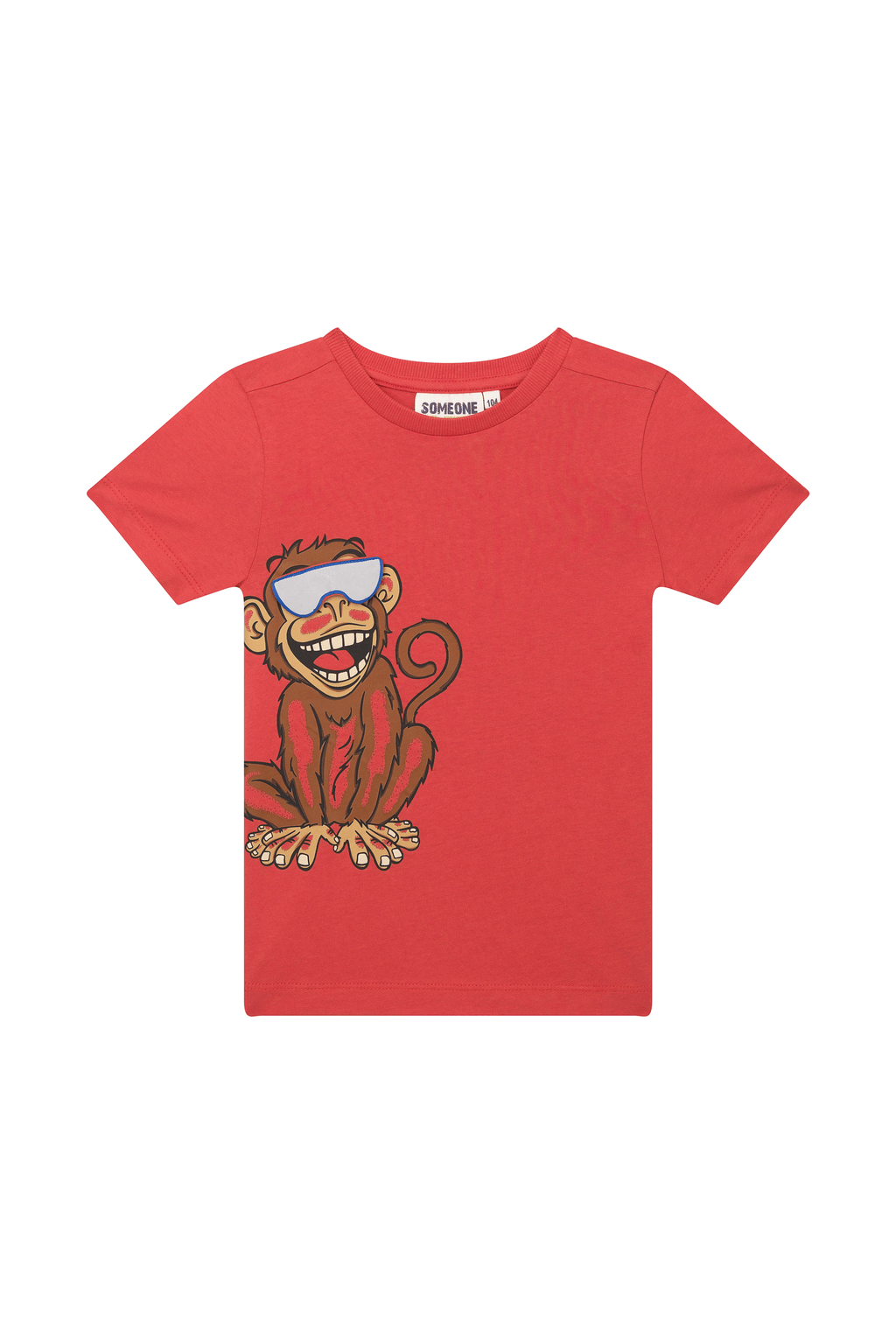 T-shirts korte mouw rood Someone