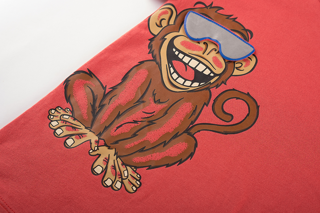 T-shirts korte mouw rood Someone