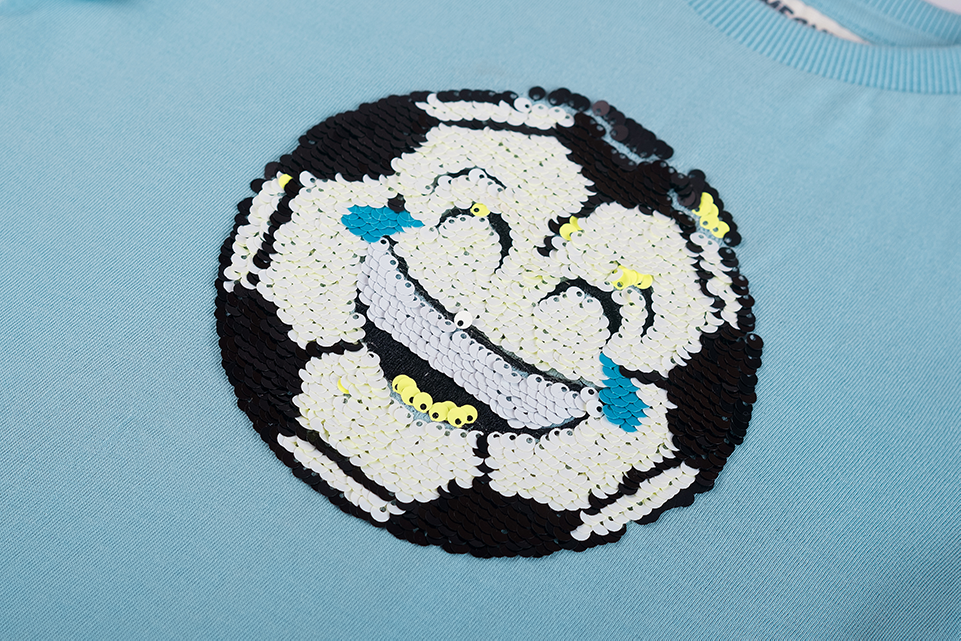 T-shirts korte mouw blauw Someone