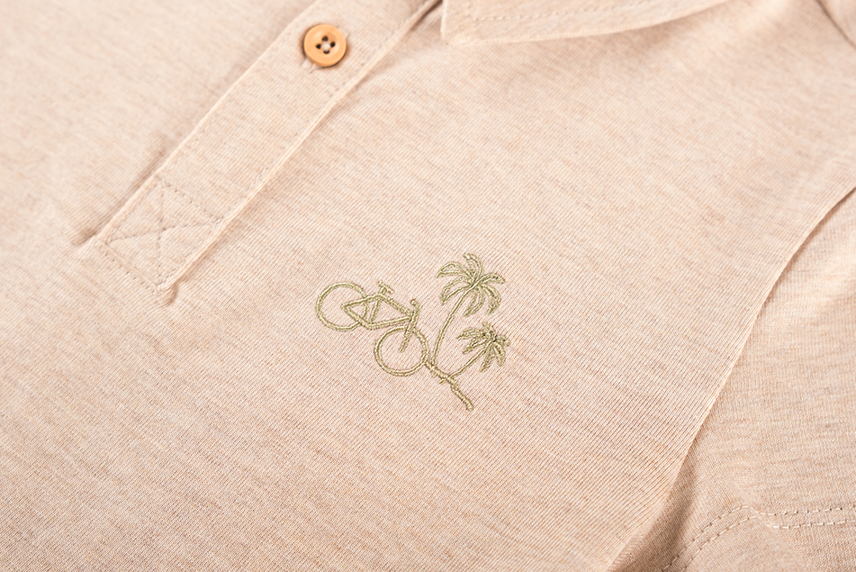 Polo's korte mouw beige Someone