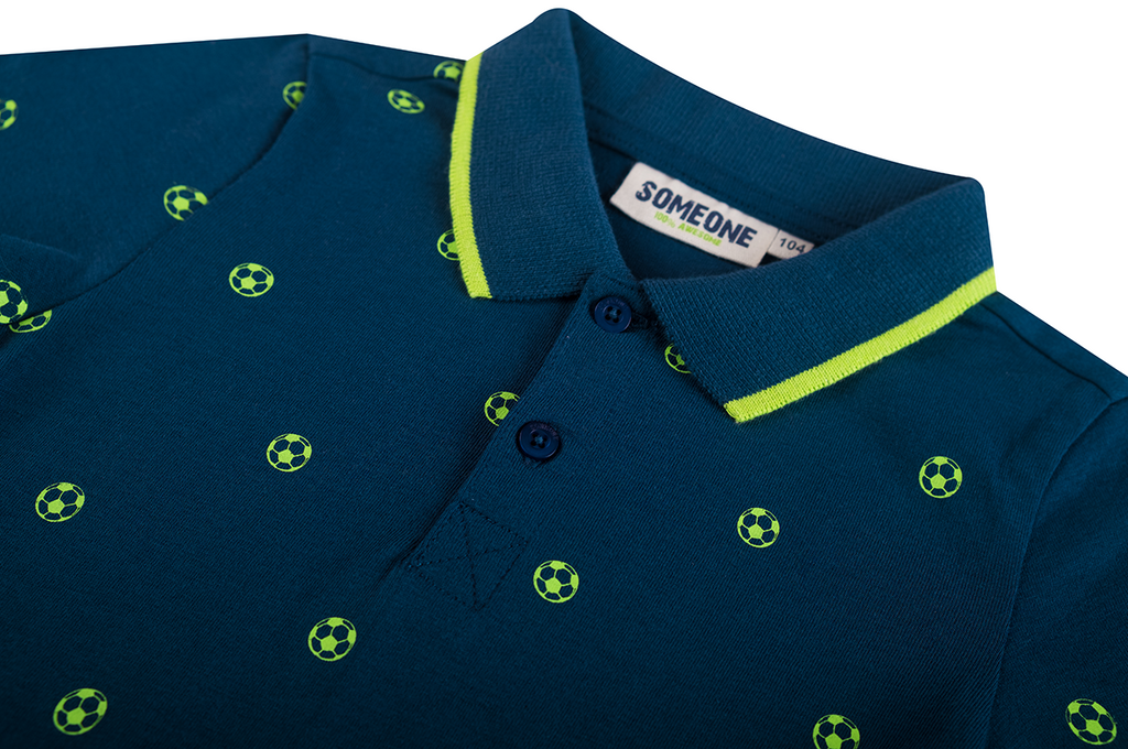 Polo's korte mouw navy Someone