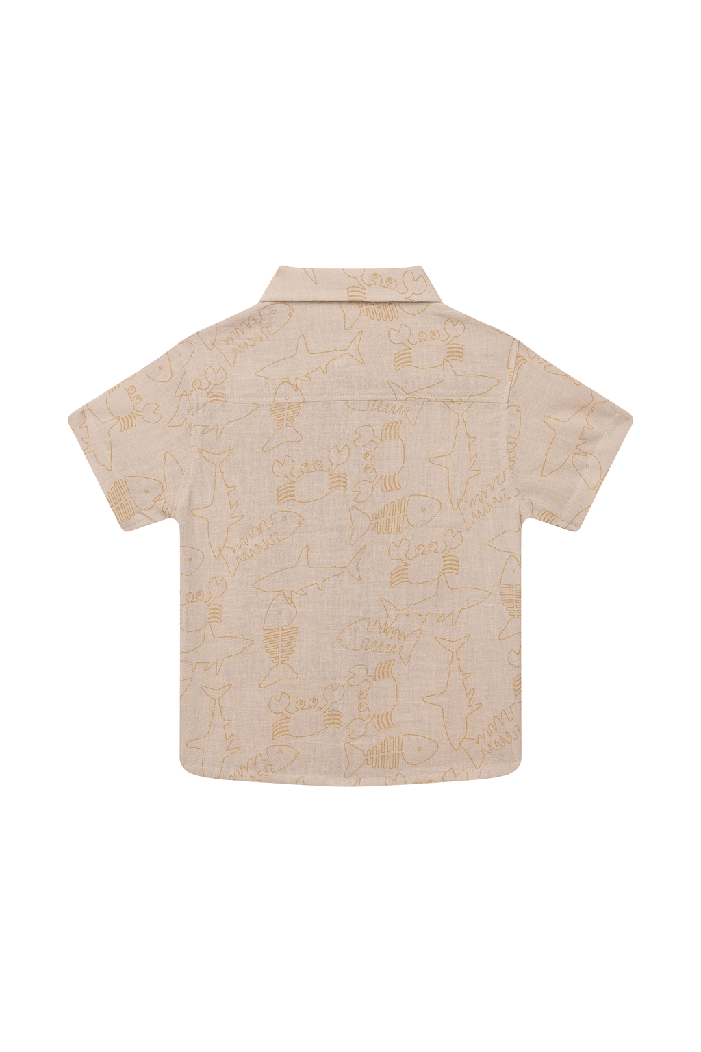 Hemden korte mouw beige Someone