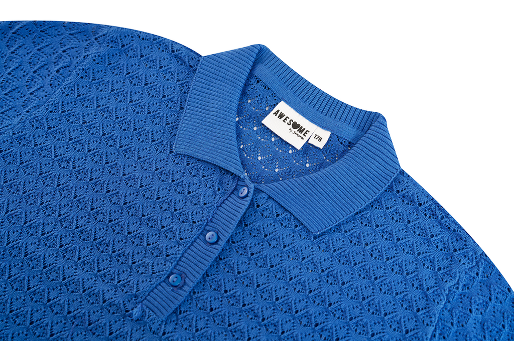 Polo's korte mouw blauw Someone