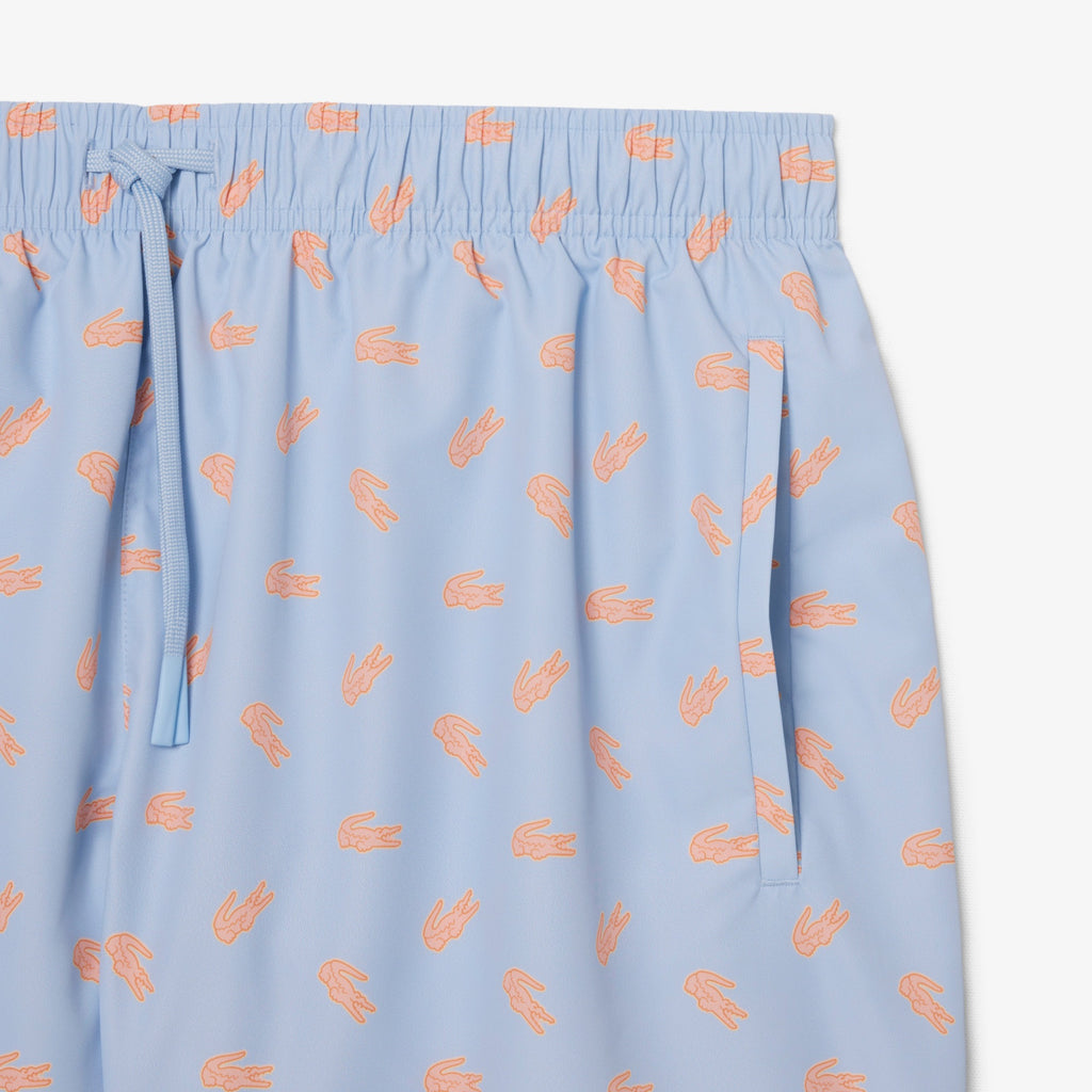 Zwembroeken blauw Lacoste