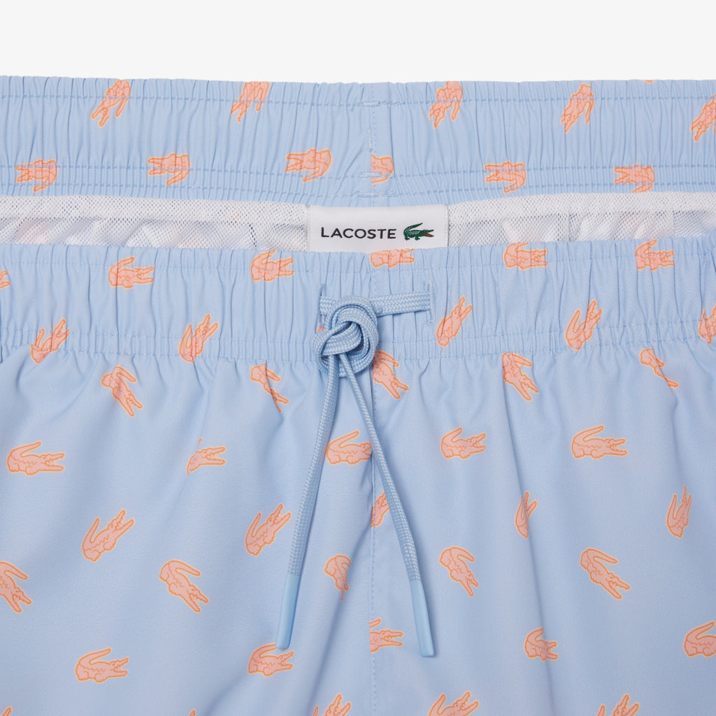 Zwembroeken blauw Lacoste