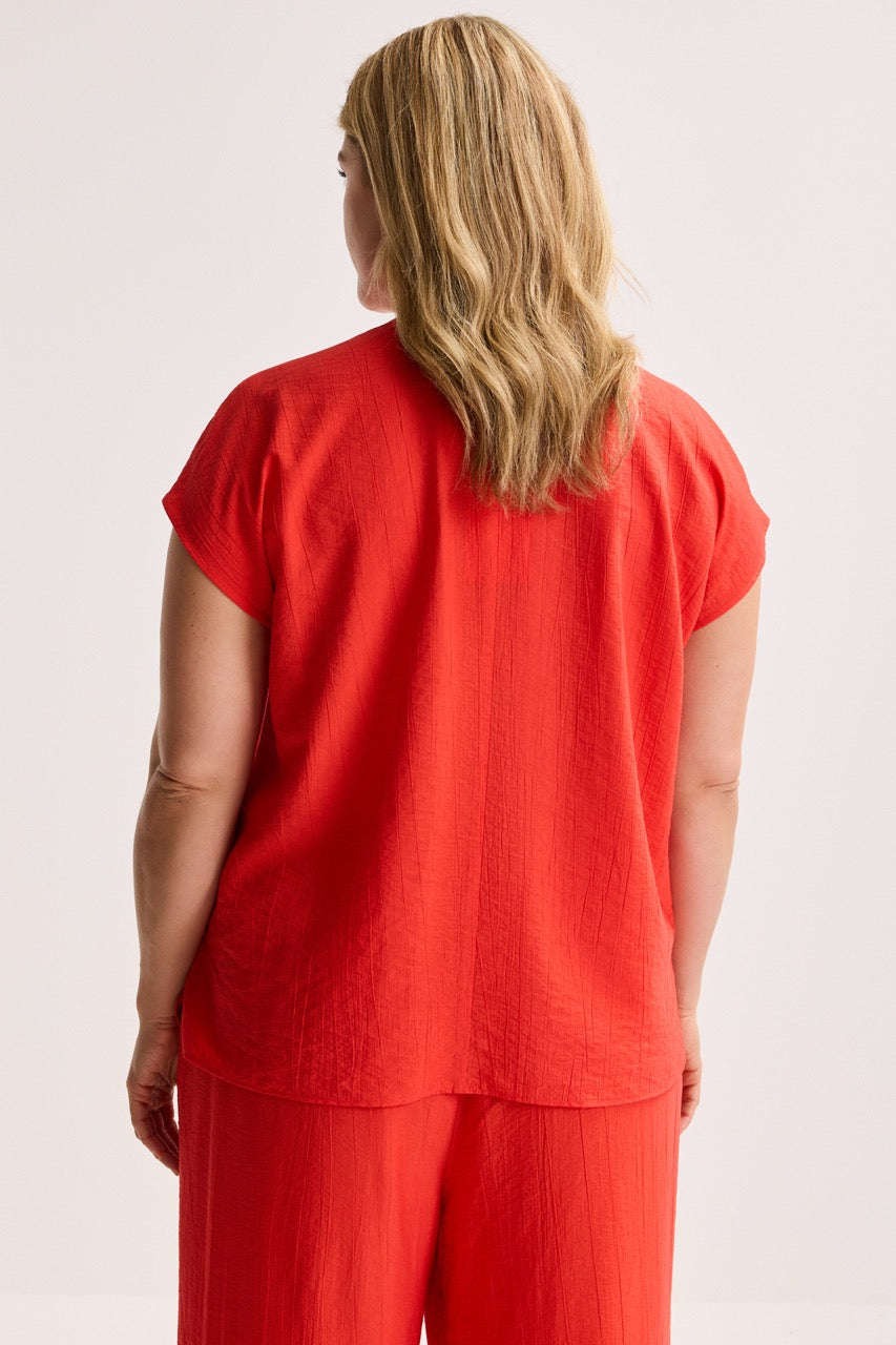 Blouses korte mouw oranje Mayerline