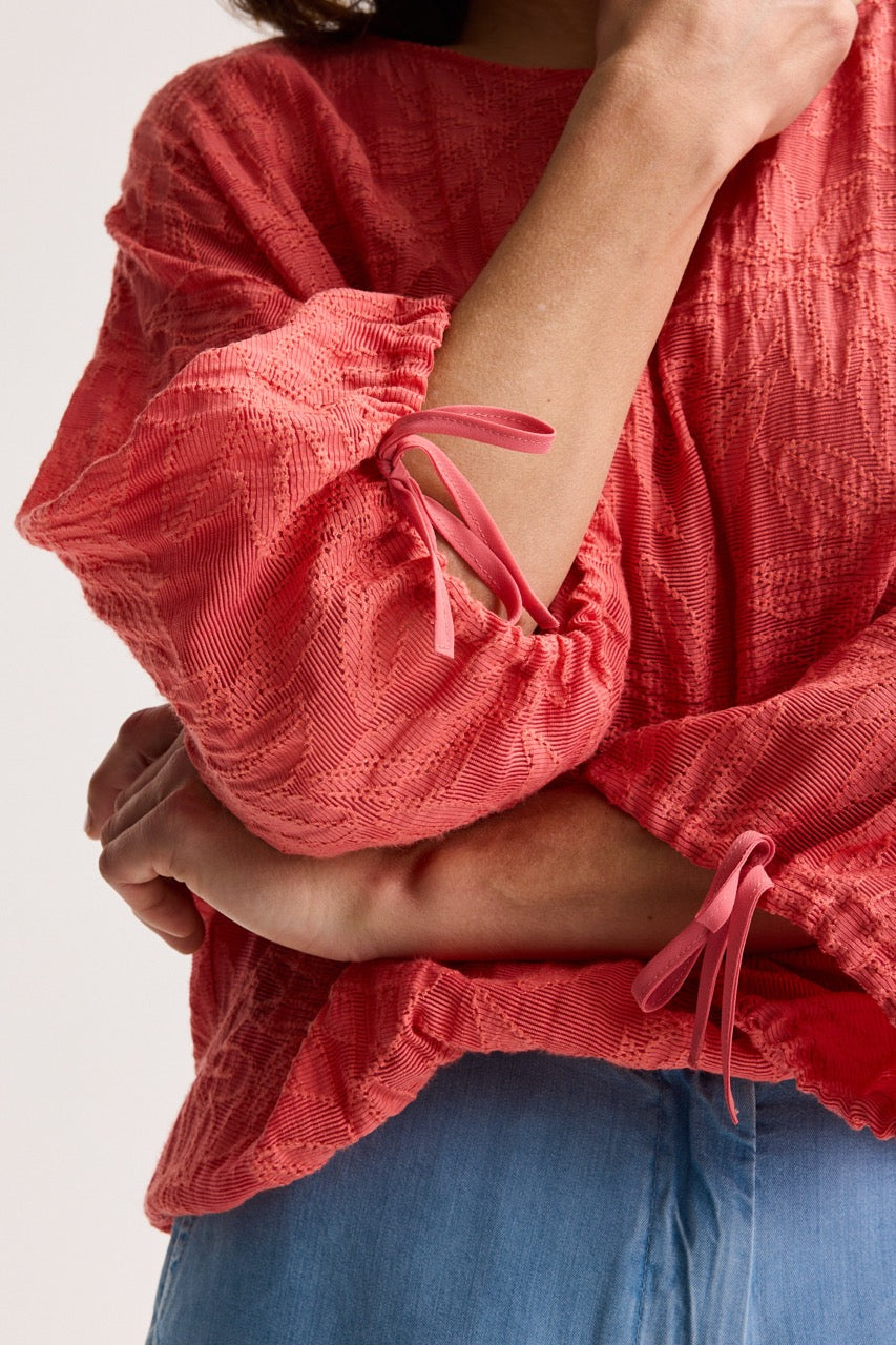 Blouses lange mouw roze Mayerline