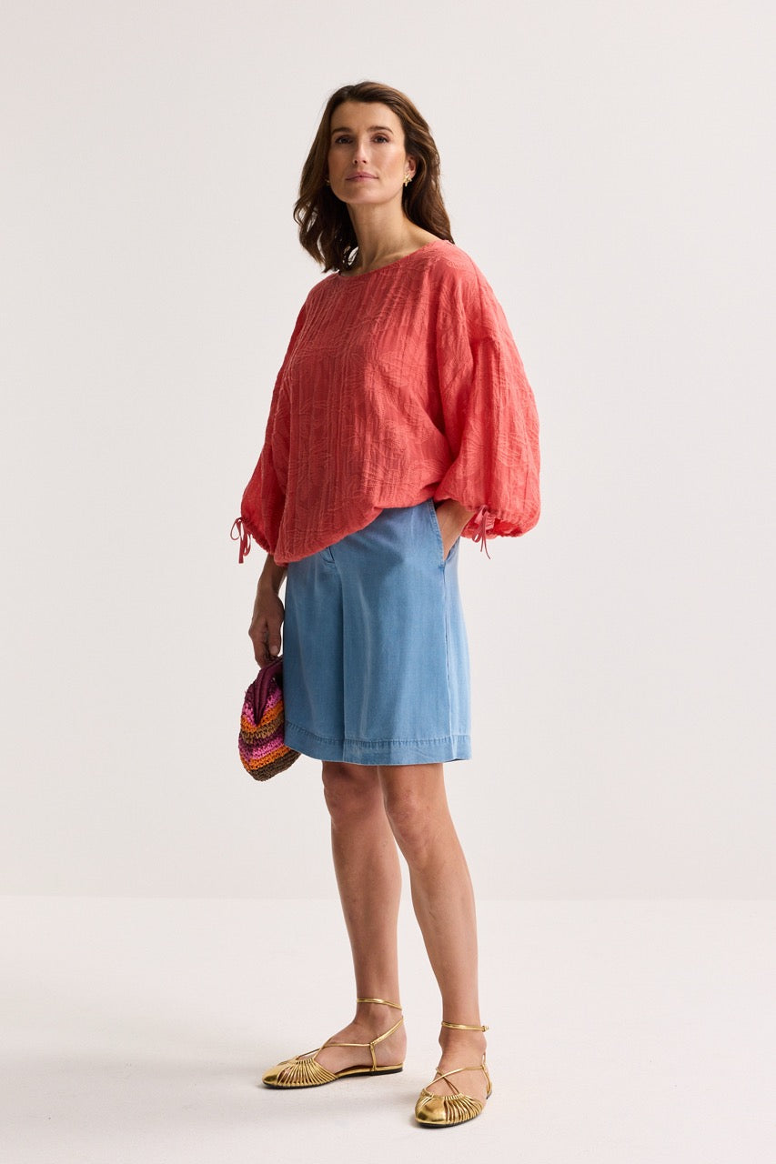 Blouses lange mouw roze Mayerline