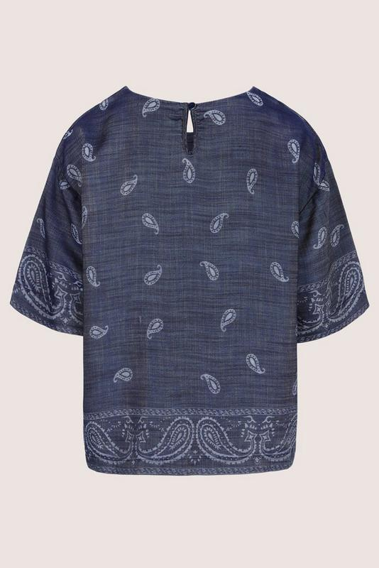 Blouses korte mouw blauw Mayerline