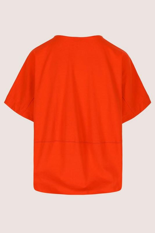 T-shirts korte mouw oranje Améline