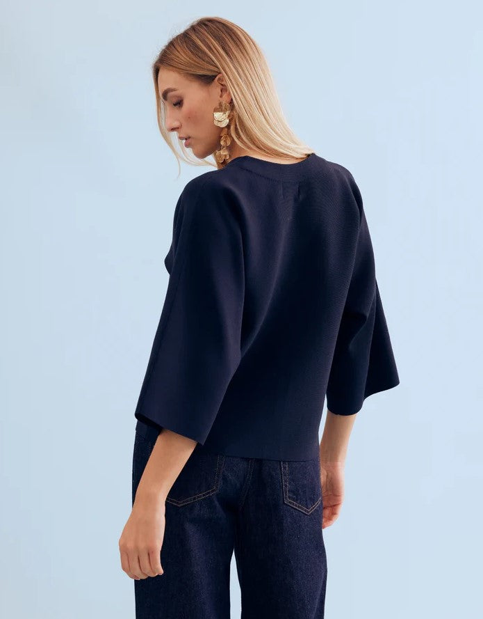 Cardigans blauw Léo & Ugo