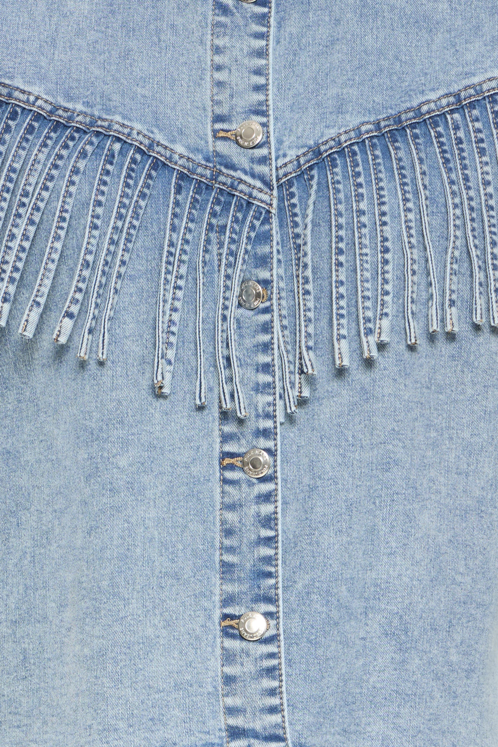 Blouses korte mouw blauw Pulz Jeans