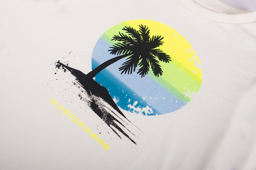 T-shirts korte mouw beige Someone