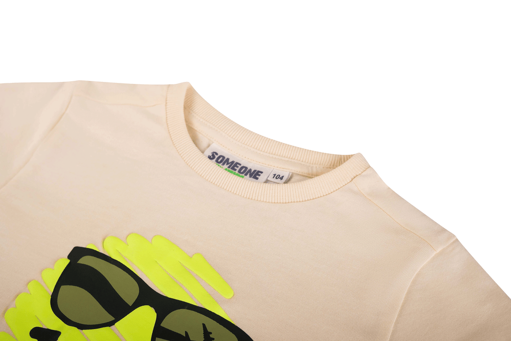 T-shirts korte mouw beige Someone