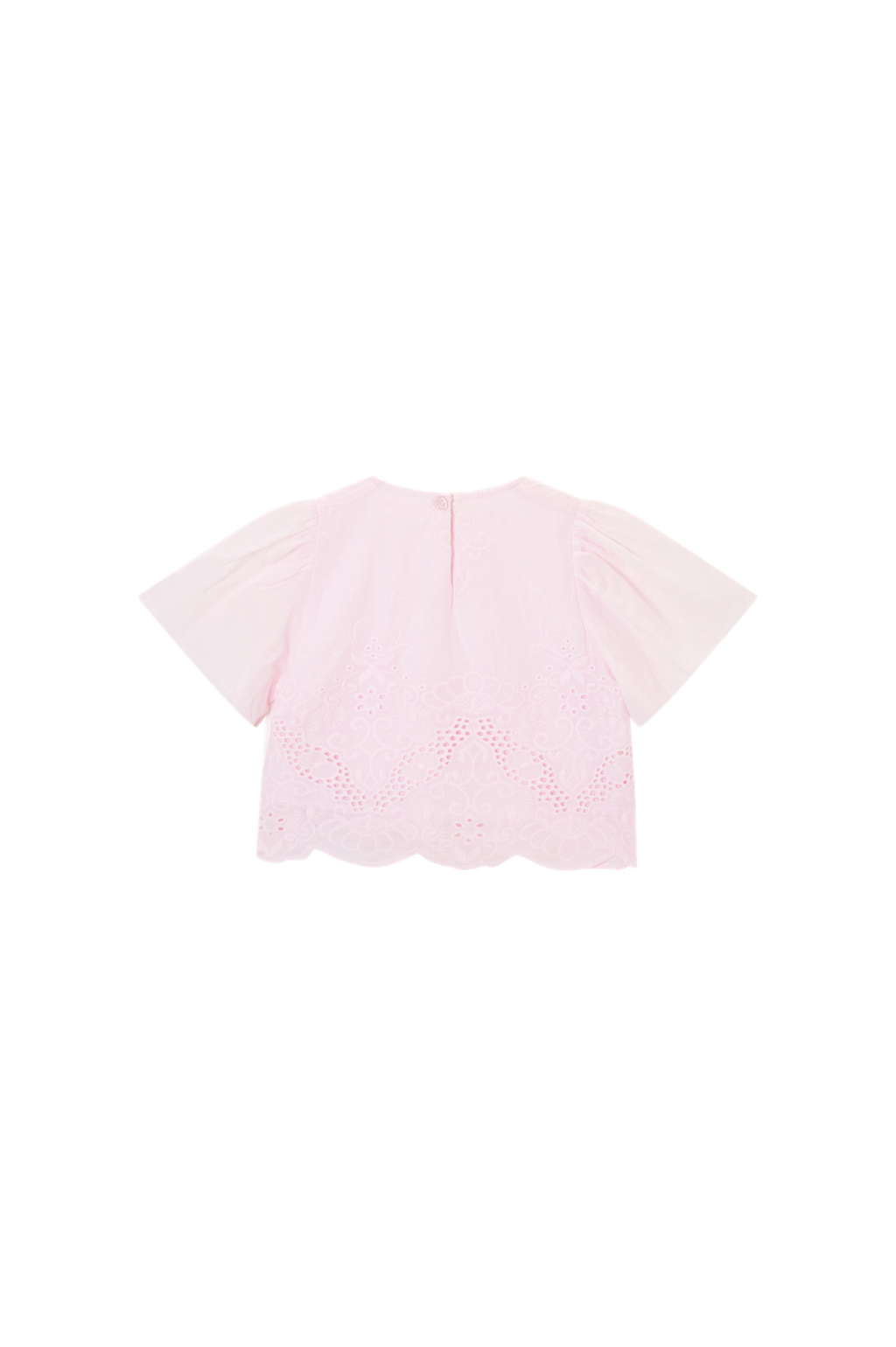 Blouses korte mouw roze Someone