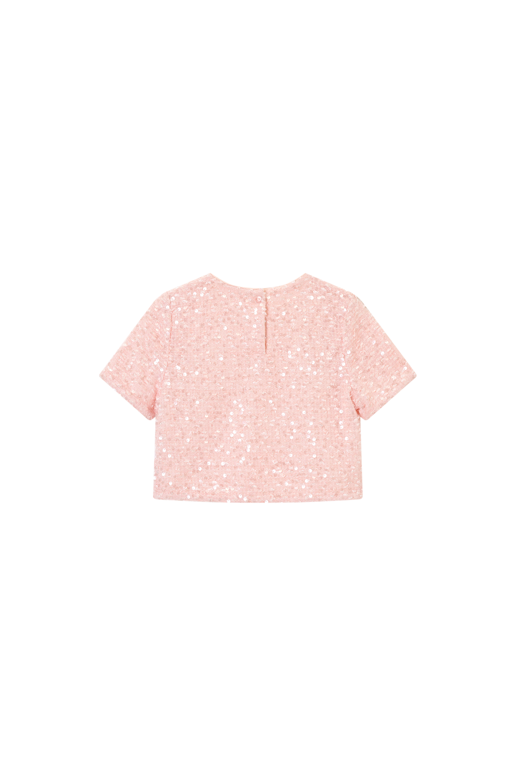 Blouses korte mouw roze Someone