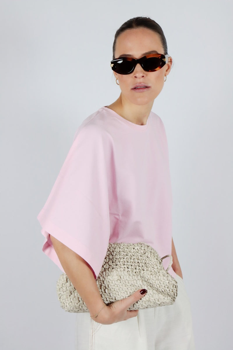 T-shirts korte mouw roze AMANDINE